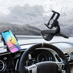 Car Dashboard Phone Holder Universal Car Mount 360° Adjustable Navigation Bracket for All Smartphones