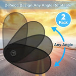 Car Window Shades – Breathable Stretch Sunshade for Baby & Passengers | UV Protection, Heat Block, Easy Install