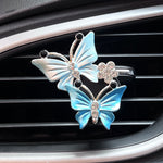 Butterfly Car Perfume Clip Air Vent Decoration & Freshener Mosquito Repellent, Deodorizer & Aromatherapy