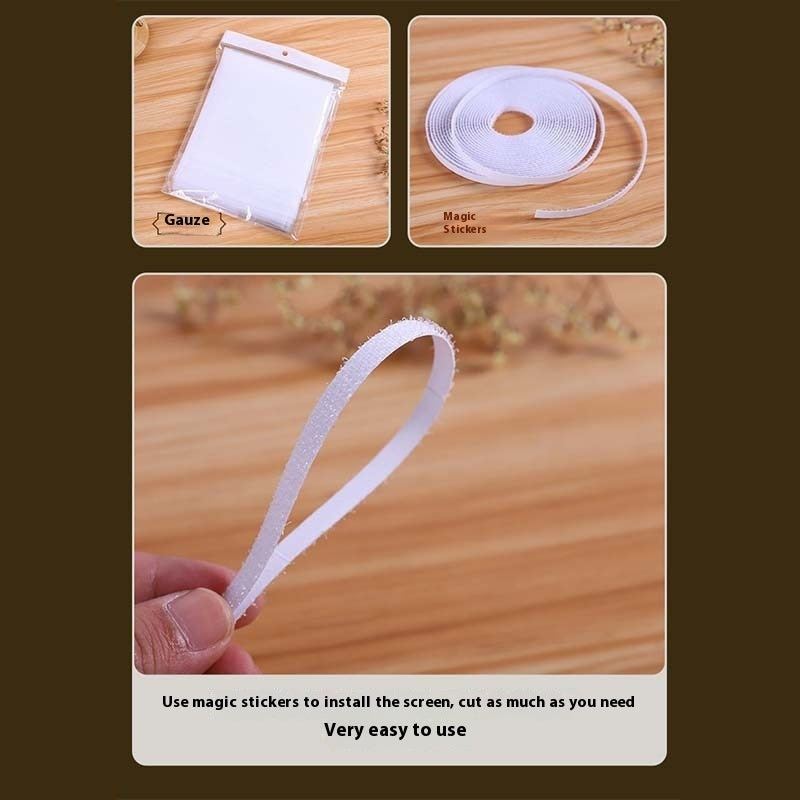 Anti-Mosquito Car Window Shade Ultra-Fine Mesh, Self-Adhesive, Invisible Screen Curtain, Thickened Window Insect Protector