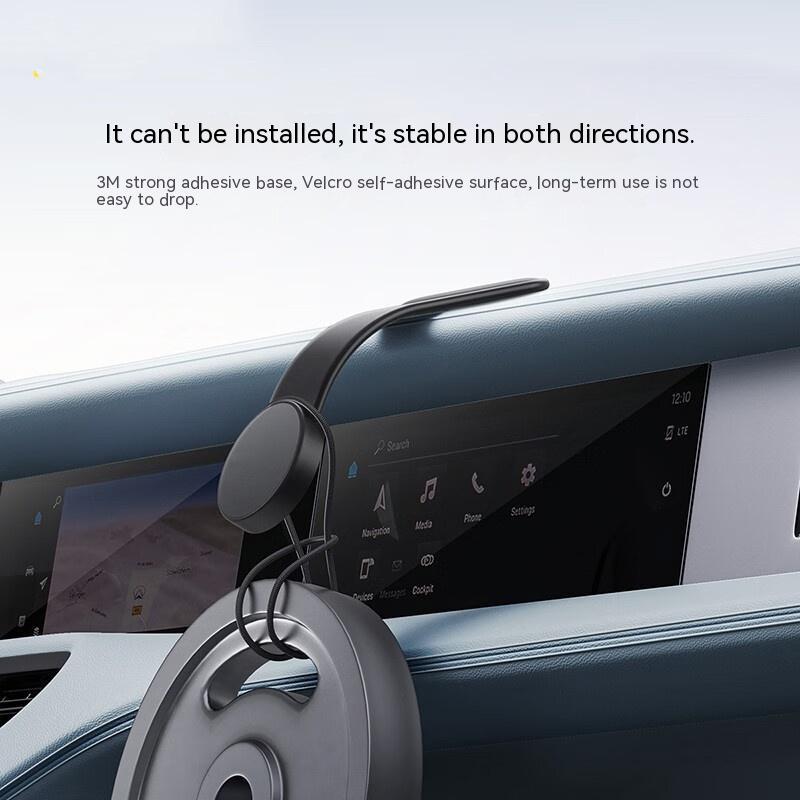 Magnetic 15W Wireless Car Charger | Bendable Dashboard Phone Holder | MagSafe Compatible Car Mount for iPhone