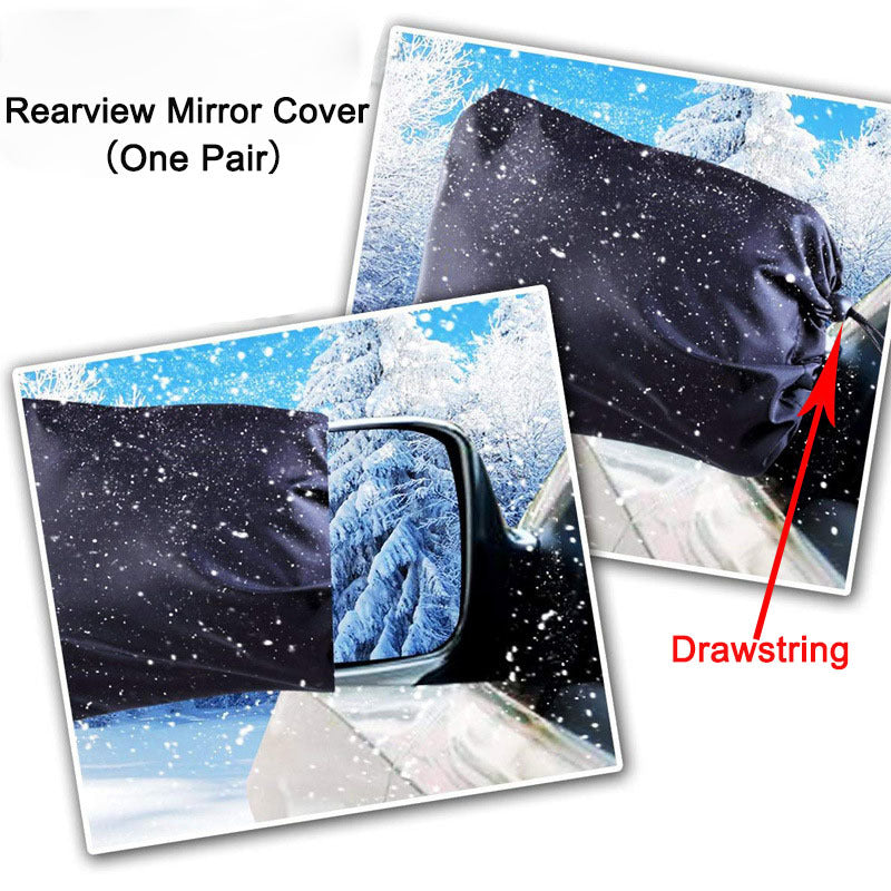 Car Snow Cover for Windshield Magnetic Frost Guard & Sun Shade Winter Ice Protection for Cars & SUVs