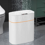 Smart Automatic Trash Can with Lid | Touchless Sensor Dustbin for Bedroom, Kitchen & Living Room | Inductive 13L/16L Bin