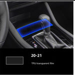 Car Interior Decoration Accessories – TPU Transparent Protective Film for Dashboard, Gear & Door Panels