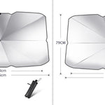 Foldable Car Windshield Sun Shade Umbrella UV Protection, Heat Insulation Parasol for Front Window Summer Car Accessories