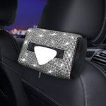 Diamond Car Gear & Handbrake Cover Set Sparkling Crystal Gear Grip & Brake Handle Cover Universal Auto Interior Decor