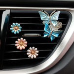 Butterfly Car Perfume Clip Air Vent Decoration & Freshener Mosquito Repellent, Deodorizer & Aromatherapy
