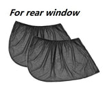 Car Side Window Sunshade Mesh Cover Front & Rear UV Protector, Anti-Mosquito, Insulation & Privacy Screen for Cars, SUVs, Vans