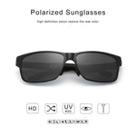 KINGSEVEN Men’s Polarized Sunglasses – Aluminum Magnesium Driving Glasses UV400 Rectangle Shades for Men