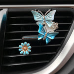 Butterfly Car Perfume Clip Air Vent Decoration & Freshener Mosquito Repellent, Deodorizer & Aromatherapy