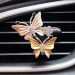 Butterfly Car Perfume Clip Air Vent Decoration & Freshener Mosquito Repellent, Deodorizer & Aromatherapy