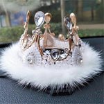 Car Dashboard Perfume Seat Anti-Slip Pad Fluffy Feather Mat Stylish Car Interior Decoration for Women