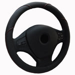 Four Seasons Ice Silk Car Steering Wheel Cover – Universal Non-Slip Braid Interior Accessory