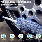 Premium Microfiber Car Wheel Brush  17" Deep Rim & Spoke Cleaner Soft, Non-Scratch Auto Detailing Brush