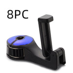 360° Rotating Car Seat Headrest Hook | Universal Car Interior Hook Hanger for Bags, Clothes & Accessories | Space-Saving Organizer