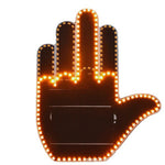 Funny LED Gesture Car Light with Remote – 176 LEDs, Amber Legal Signal, Funny Road Rage Sign for Cars
