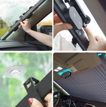 Car Sun Visor Aluminized Film Windshield Shade UV Protection & Heat Insulation Sun Reflector