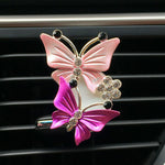 Butterfly Car Perfume Clip Air Vent Decoration & Freshener Mosquito Repellent, Deodorizer & Aromatherapy