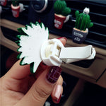 Car Air Freshener Plant Clip Creative Vent Perfume Ornament Cute Car Interior Fragrance & Aromatherapy Accessory