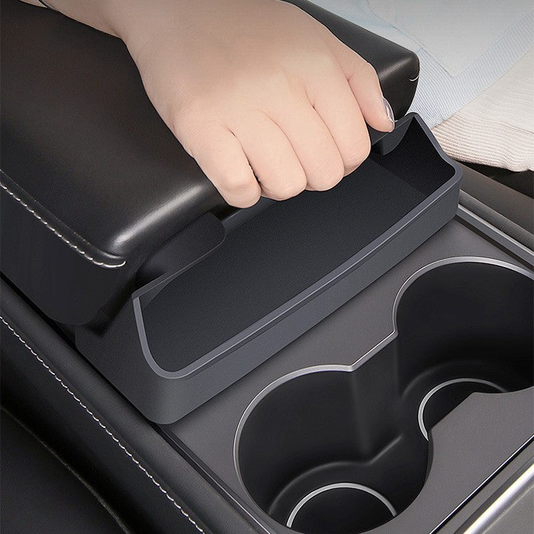 Car Interior Decoration Glasses Case | Silicone Armrest Box Sunglasses Holder for Tesla Model 3/Y | Car Accessories