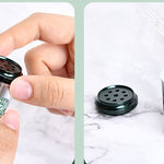 Interior Gulong Men’s Car Fragrance Accessories – Solid Alloy Perfume Seat with Natural Plant Extract Scent