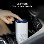 Portable Car Air Purifier Negative Ion Generator for Dust, Smoke, Odor & Formaldehyde Removal Home & Car Freshener