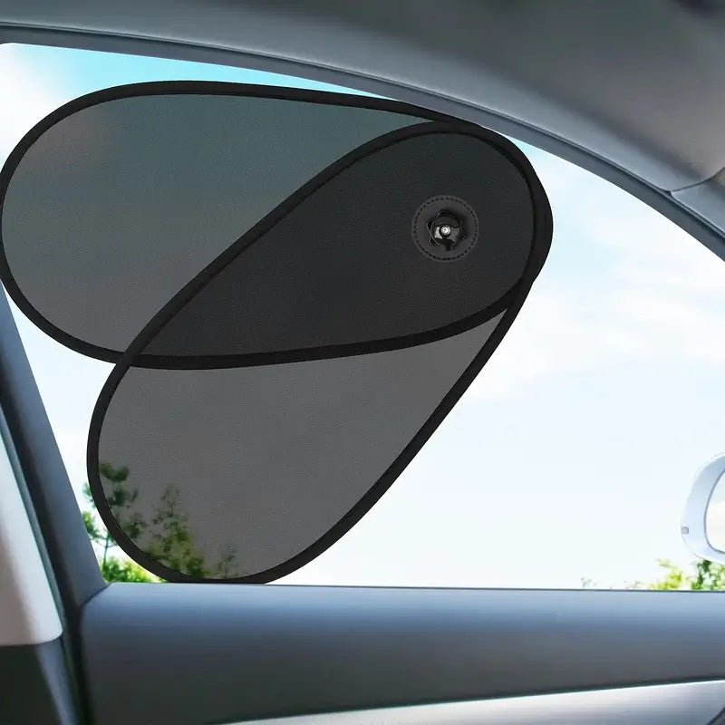 Car Window Shades – Breathable Stretch Sunshade for Baby & Passengers | UV Protection, Heat Block, Easy Install