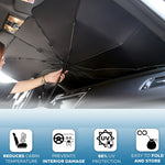 Foldable Car Windshield Sun Shade Umbrella UV Protection, Heat Insulation Parasol for Front Window Summer Car Accessories