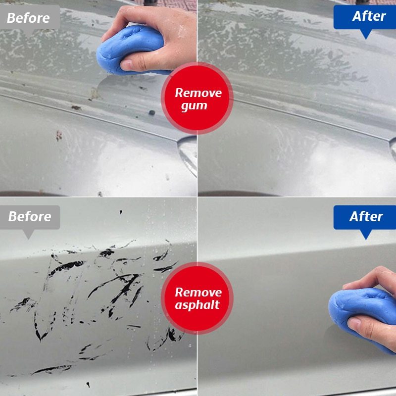 Car Wash Cleaning Clay Bar | Magic Car Washing Mud for Paint Decontamination & Auto Detailing