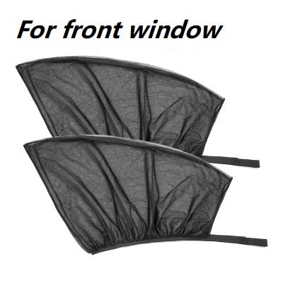 Car Side Window Sunshade Mesh Cover Front & Rear UV Protector, Anti-Mosquito, Insulation & Privacy Screen for Cars, SUVs, Vans