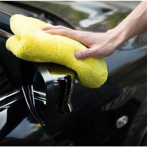 Two-Color Dual-Sided Car Wash Towel | Scratch-Free Microfiber Cleaning Cloth for Car & Home