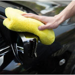 Two-Color Dual-Sided Car Wash Towel | Scratch-Free Microfiber Cleaning Cloth for Car & Home