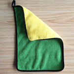 Two-Color Dual-Sided Car Wash Towel | Scratch-Free Microfiber Cleaning Cloth for Car & Home