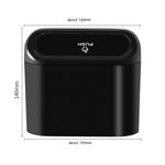 Folding Storage Car Trash Can – Waterproof Plastic Car Bin for Seat | Compact & Portable Organizer