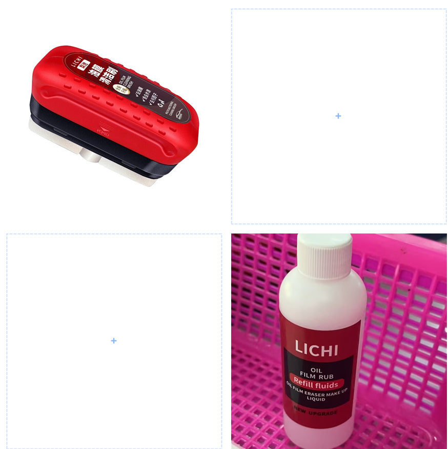 Automotive Windshield Oil Film Cleaning Brush | Car Glass Sponge Cleaner Removes Dirt, Oil & Water Stains Easily