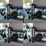 360° Rotating Car Seat Headrest Hook | Universal Car Interior Hook Hanger for Bags, Clothes & Accessories | Space-Saving Organizer