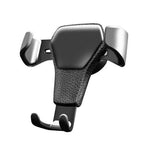 Car Mobile Phone Holder Leather Gravity Bracket | Universal Auto Air Vent Mount | Hands-Free Car Phone Support