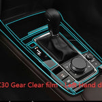 Car Interior Decoration Accessories – TPU Transparent Protective Film for Dashboard, Gear & Door Panels