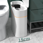 Smart Automatic Trash Can with Lid | Touchless Sensor Dustbin for Bedroom, Kitchen & Living Room | Inductive 13L/16L Bin