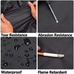 Oxford Cloth Fleece-Lined Car Sunshade Thickened Aluminum Foil Car Cover for UV Protection, Waterproof & Heat Insulation