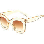 Vintage Cat Eye Sunglasses for Women – Designer Gradient Shades, Trendy Retro Fashion UV400 Protection Eyewear