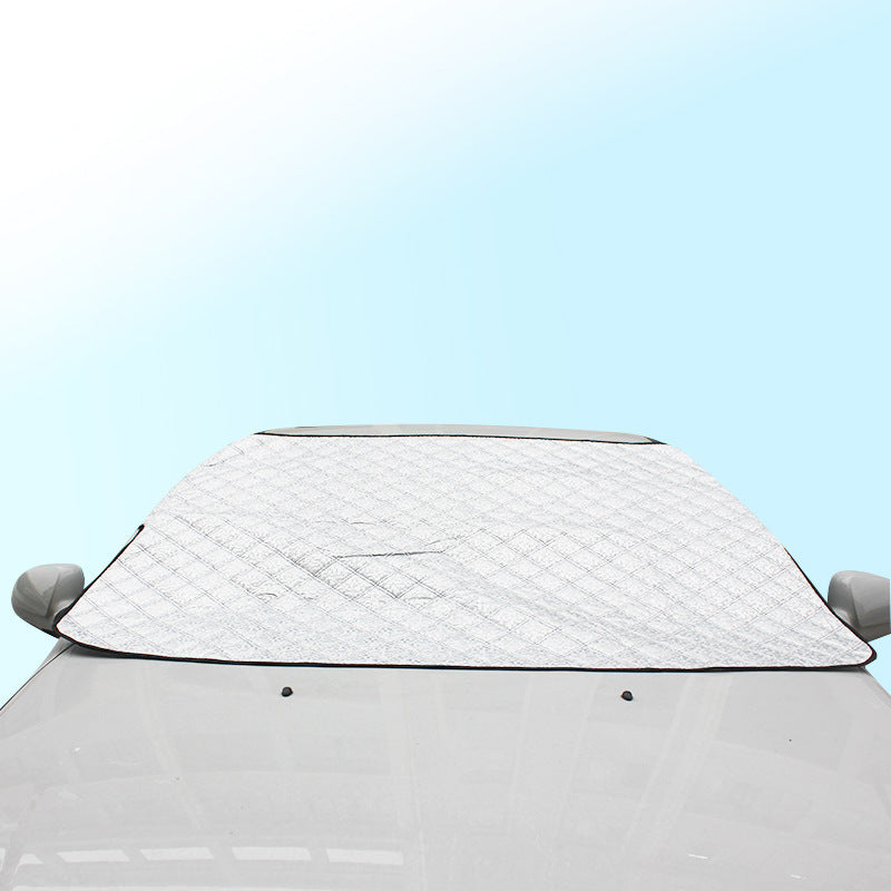 Car Windscreen Cover Anti-Snow, Frost, Ice & UV Protection, Dust & Heat Shield, Universal Fit, Large Car Sun & Snow Protector