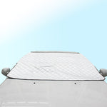Car Windscreen Cover Anti-Snow, Frost, Ice & UV Protection, Dust & Heat Shield, Universal Fit, Large Car Sun & Snow Protector