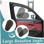 Car Window Shades – Breathable Stretch Sunshade for Baby & Passengers | UV Protection, Heat Block, Easy Install