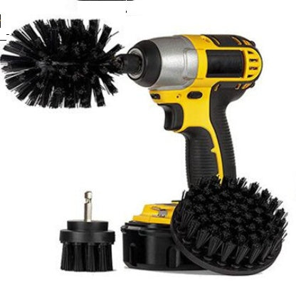 Round Electric Drill Cleaning Brush | Car, Bathroom & Kitchen Power Scrubber Attachment for Deep Cleaning