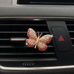 Butterfly Diamond Car Perfume Clip Air Vent Aromatherapy & Decorative Car Accessory Multi-Flavor Fragrance