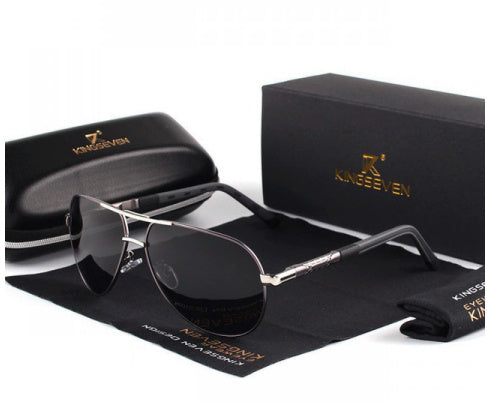 Polarized Sunglasses for Men & Women UV400 Protection Stylish Outdoor Driving Shades Lightweight Alloy Frame