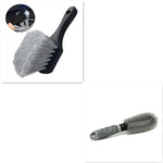 Car Wash Tool Brush | Short Handle Car Tire Cleaning Brush | Wheel Cleaning Brush for Rims & Auto Detailing