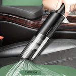 lifto Car Vacuum Cleaner 120W Handheld Rechargeable for Interior and Home Cleaning