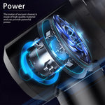 Wireless Car Vacuum Cleaner Portable High-Suction Mini Auto Vacuum Rechargeable Interior Cleaning Tool